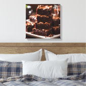 Brownies Leinwanddruck (Insitu (Schlafzimmer))