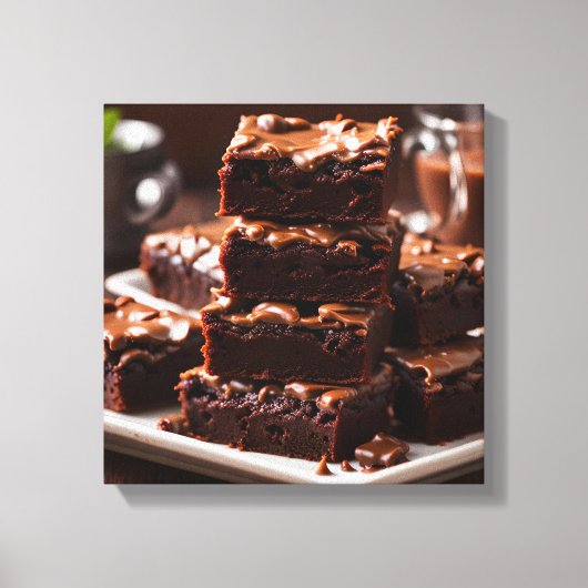 Brownies Leinwanddruck (Vorderseite)