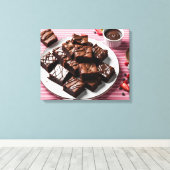 Brownies Leinwanddruck (Insitu (Holzboden))