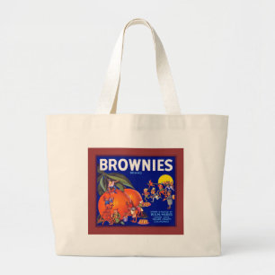 Brownies Marke Kalifornische Orangen Jumbo Stoffbeutel