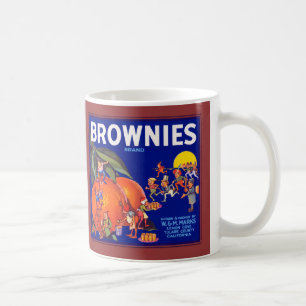 Brownies Marken California Orangen Kaffeetasse