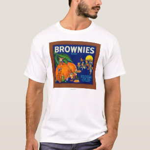 Brownies Marken-Zitruskisten-Etikett T-Shirt