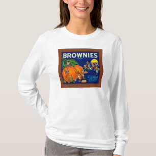 Brownies Marken-Zitruskisten-Etikett T-Shirt