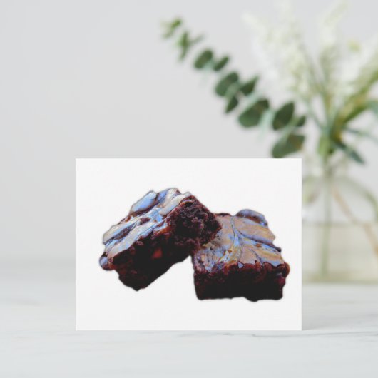 Brownies Postkarte (Stehend Vorderseite)