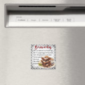 Brownies-Rezept Magnet (In Situ (Geschirrspüler))