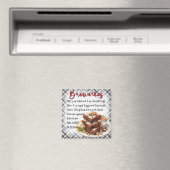Brownies-Rezept Magnet (In Situ (Geschirrspüler))