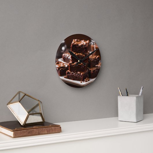 Brownies Runde Wanduhr (Büro)