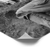 Browning 50 cal M2 Machine Gun Weltkrieg II Poster (Ecke)