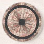 Brownish Abalone Bowls Abstrakt Getränkeuntersetzer (Vorne)