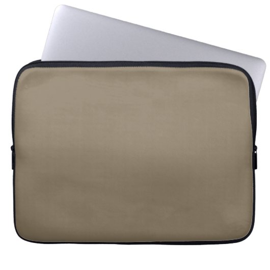 Brownish Gray Laptopschutzhülle (Vorderseite)