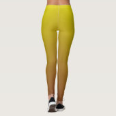 Brownish Yellow Gradient Leggings (Rückseite)
