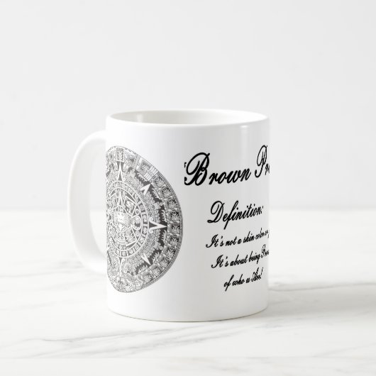 BROWNPRIDE, theddefofbrownpride, JerrysDrawing,… Kaffeetasse (Vorderseite Links)