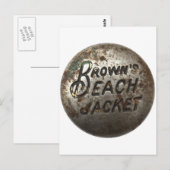 Brown's Beach Jacket Postkarte (Vorne/Hinten)