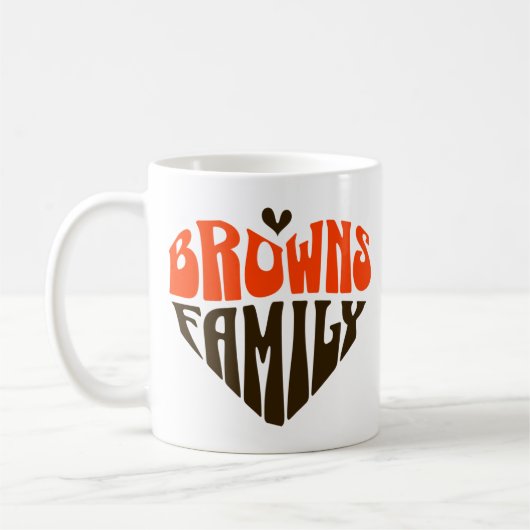 Browns Family Fan-Geschenk Kaffeetasse (Links)
