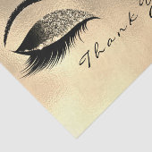 Browns Gold Sepia Glitzer Danke Eyes Lashes Seidenpapier (Ausschnitt)