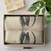 Browns Gold Sepia Glitzer Danke Eyes Lashes Seidenpapier (Geschenk)