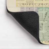 Browns Groveand Burdett, Kansas Mousepad (Ecke)