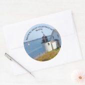 Browns Head Lighthouse Maine Große Stickers (Umschlag)