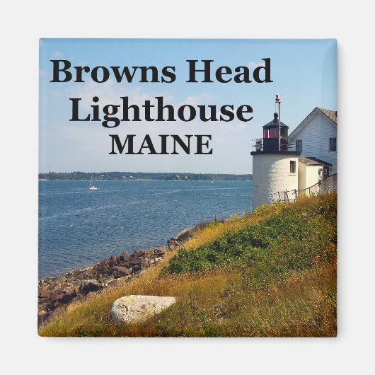 Browns Head Lighthouse, Maine Magnet (Vorne)