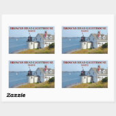 Browns Head Lighthouse, Maine Stickers (Blatt)