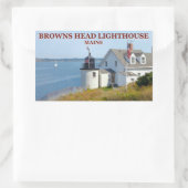 Browns Head Lighthouse, Maine Stickers (Tasche)