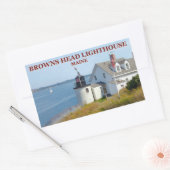 Browns Head Lighthouse, Maine Stickers (Umschlag)