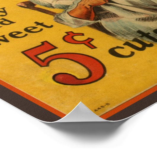 Brown's Mule Chewing Tobacco Advertisement Poster (Ecke)