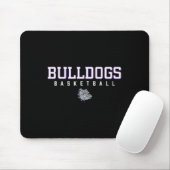 Brownsburg Bulldogs Logo Sketll Hs Mousepad (Mit Mouse)