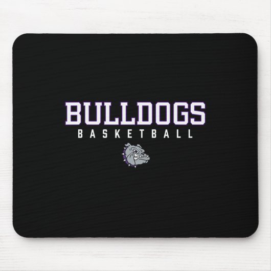 Brownsburg Bulldogs Logo Sketll Hs Mousepad (Vorne)