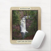 Brownstone Falls gerahmt Mousepad (Mit Mouse)
