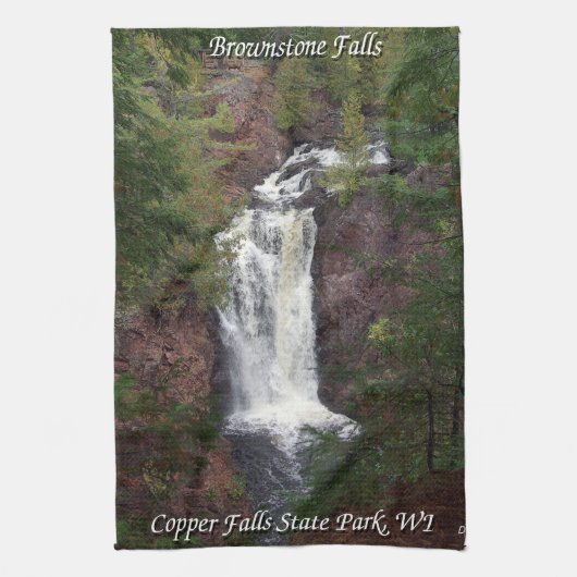 Brownstone Falls Küchentuch (Vertikal)