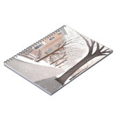 Brownstone Street | Snowy Winter Watercolor Notizblock (Linke Seite)