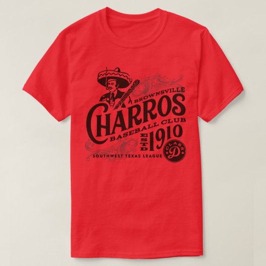 Brownsville Charros T-Shirt (Design vorne)