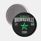 Brownsville Magnet (Vorderseite/Rückseite)