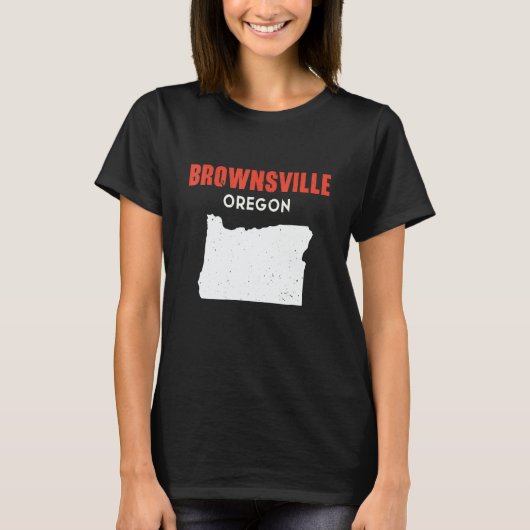 Brownsville Oregon USA State America Travel Oregon T-Shirt (Vorderseite)