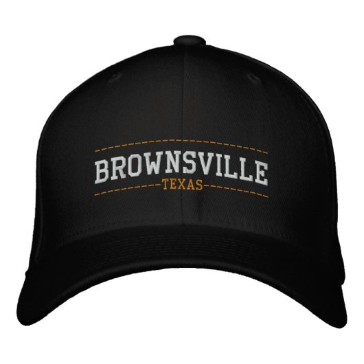 Brownsville Texas USA bestickte Hats Bestickte Kappe (Vorderseite)