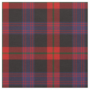 Browntartan-Druck Stoff