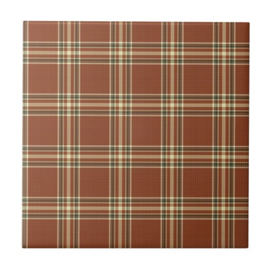Browntartan-Keramik-Fliese Fliese (Vorderseite)