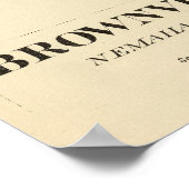 Brownville, Nebraska Poster (Ecke)