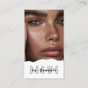 Brows Aftercare PMU Microblading Henna Salon Busin Visitenkarte
