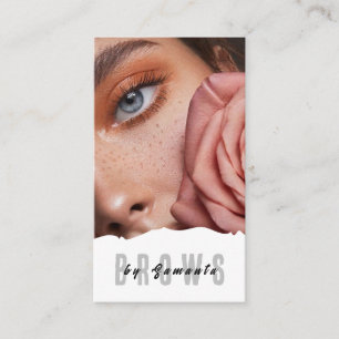 Brows Aftercare PMU Microblading Henna Salon Busin Visitenkarte