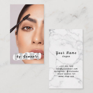 Brows Aftercare PMU Microblading Henna Salon Busin Visitenkarte