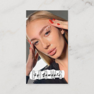 Brows Aftercare PMU Microblading Henna Salon Busin Visitenkarte