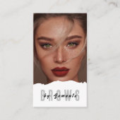 Brows Aftercare PMU Microblading Henna Salon Busin Visitenkarte (Vorderseite)