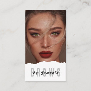 Brows Aftercare PMU Microblading Henna Salon Busin Visitenkarte