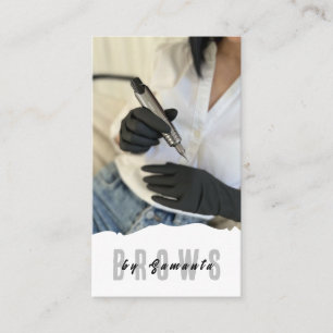 Brows Aftercare PMU Microblading Henna Salon Busin Visitenkarte