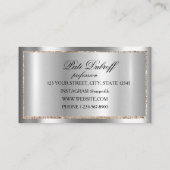 Brows Aftercare PMU Microblading Henna Salon Visitenkarte (Rückseite)