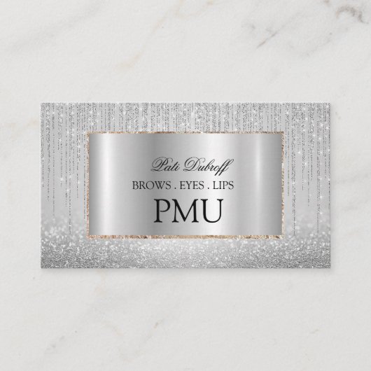 Brows Aftercare PMU Microblading Henna Salon Visitenkarte (Vorderseite)