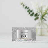 Brows Aftercare PMU Microblading Henna Salon Visitenkarte (Stehend Vorderseite)