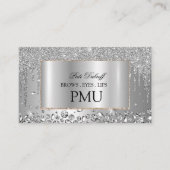 Brows Aftercare PMU Microblading Henna Salon Visitenkarte (Vorderseite)